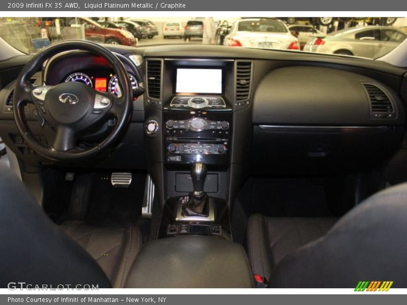 Liquid Platinum Metallic / Graphite 2009 Infiniti FX 35 AWD