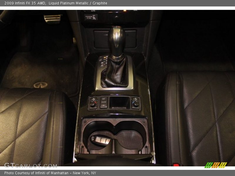 Liquid Platinum Metallic / Graphite 2009 Infiniti FX 35 AWD