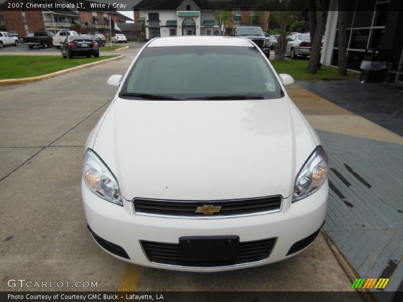 White / Gray 2007 Chevrolet Impala LT