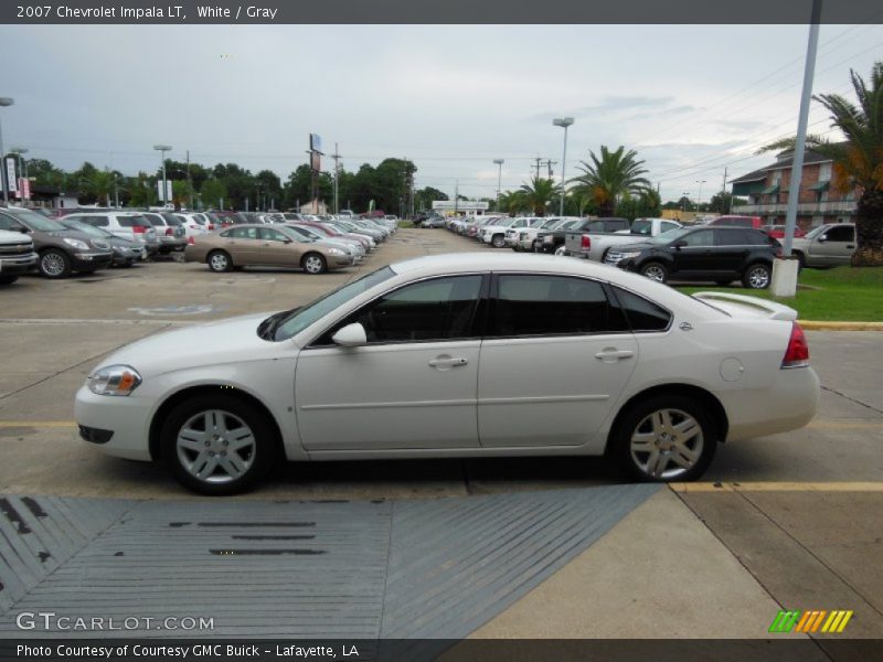 White / Gray 2007 Chevrolet Impala LT