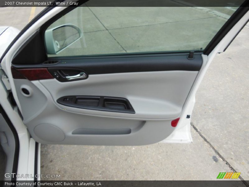 White / Gray 2007 Chevrolet Impala LT