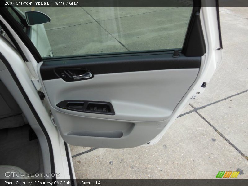 White / Gray 2007 Chevrolet Impala LT