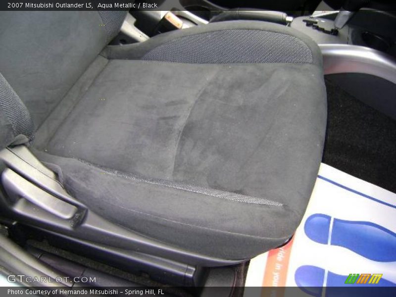 Aqua Metallic / Black 2007 Mitsubishi Outlander LS
