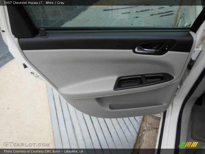 White / Gray 2007 Chevrolet Impala LT