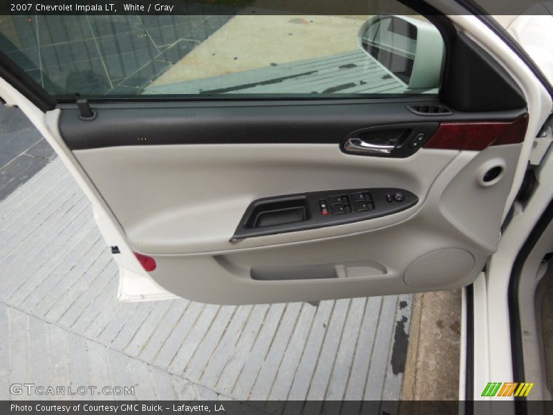 White / Gray 2007 Chevrolet Impala LT