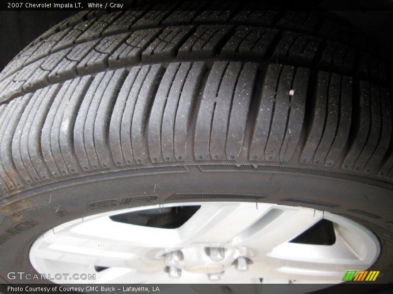 White / Gray 2007 Chevrolet Impala LT