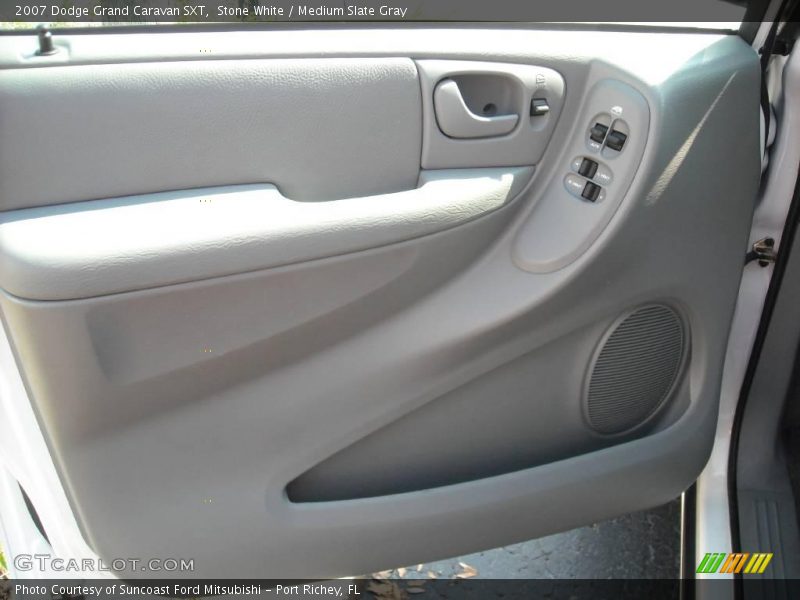Stone White / Medium Slate Gray 2007 Dodge Grand Caravan SXT