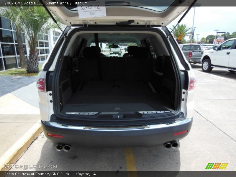 Summit White / Titanium 2007 GMC Acadia SLE