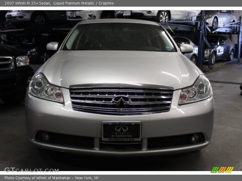 Liquid Platinum Metallic / Graphite 2007 Infiniti M 35x Sedan