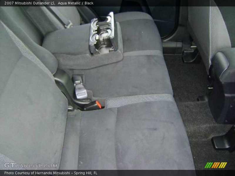 Aqua Metallic / Black 2007 Mitsubishi Outlander LS