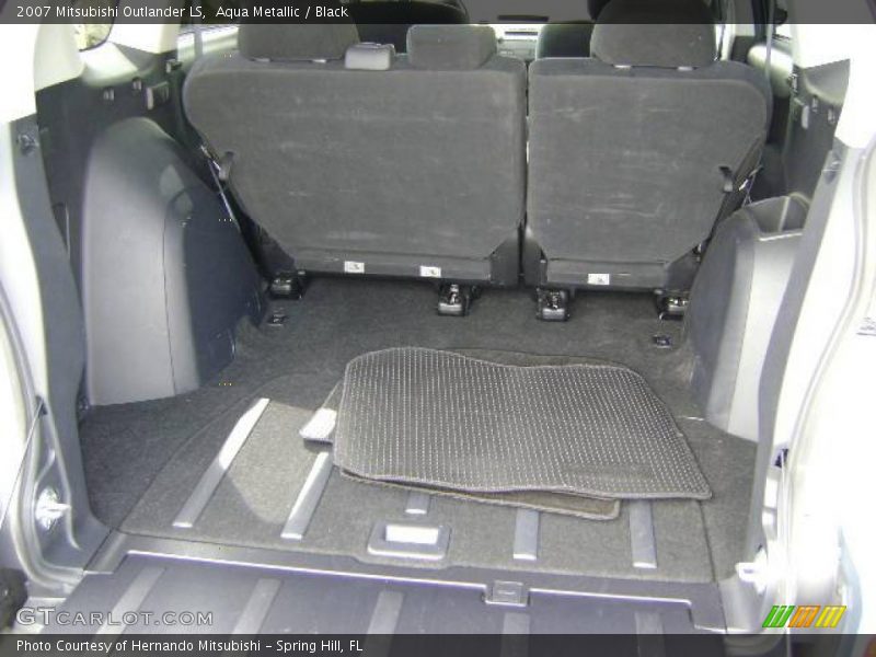 Aqua Metallic / Black 2007 Mitsubishi Outlander LS