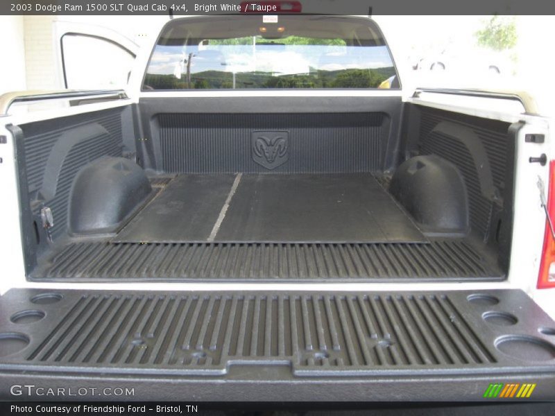 Bright White / Taupe 2003 Dodge Ram 1500 SLT Quad Cab 4x4