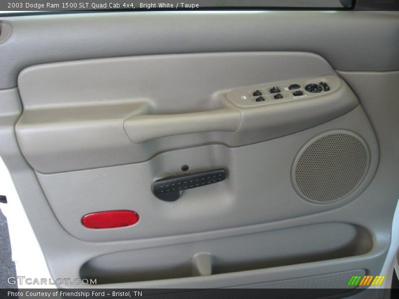Bright White / Taupe 2003 Dodge Ram 1500 SLT Quad Cab 4x4