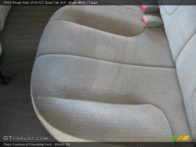 Bright White / Taupe 2003 Dodge Ram 1500 SLT Quad Cab 4x4