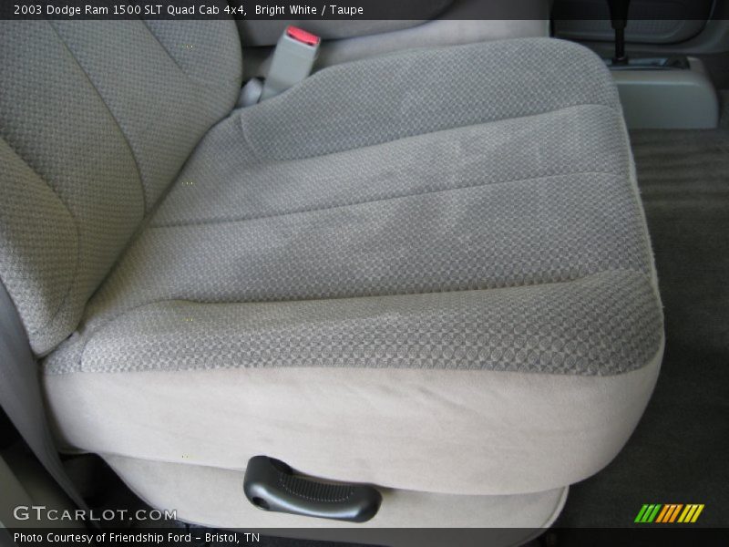 Bright White / Taupe 2003 Dodge Ram 1500 SLT Quad Cab 4x4