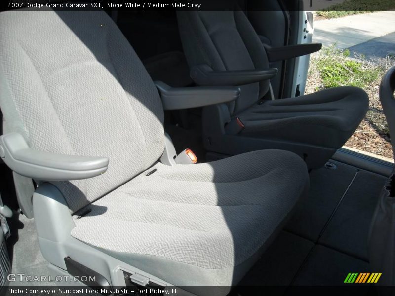 Stone White / Medium Slate Gray 2007 Dodge Grand Caravan SXT