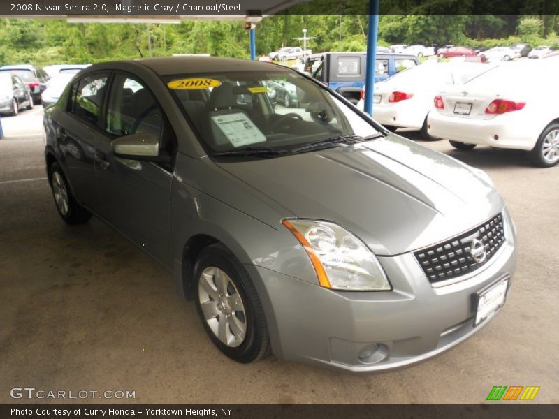 Magnetic Gray / Charcoal/Steel 2008 Nissan Sentra 2.0