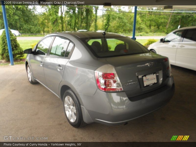Magnetic Gray / Charcoal/Steel 2008 Nissan Sentra 2.0