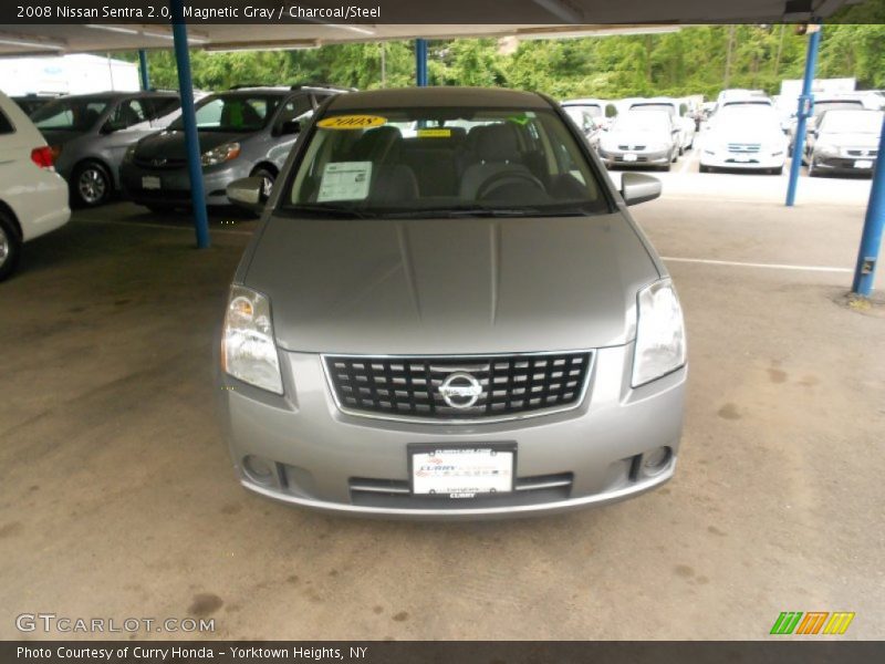 Magnetic Gray / Charcoal/Steel 2008 Nissan Sentra 2.0