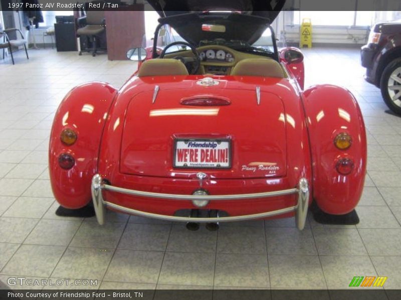 Red / Tan 1997 Panoz AIV Roadster