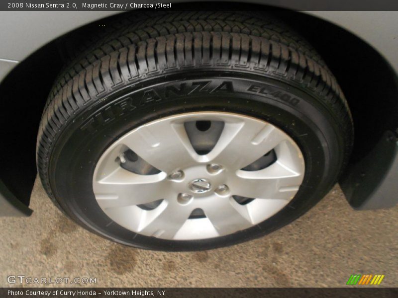 Magnetic Gray / Charcoal/Steel 2008 Nissan Sentra 2.0