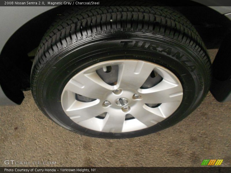 Magnetic Gray / Charcoal/Steel 2008 Nissan Sentra 2.0