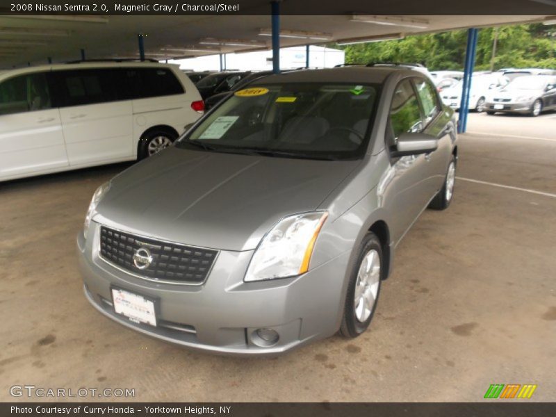 Magnetic Gray / Charcoal/Steel 2008 Nissan Sentra 2.0