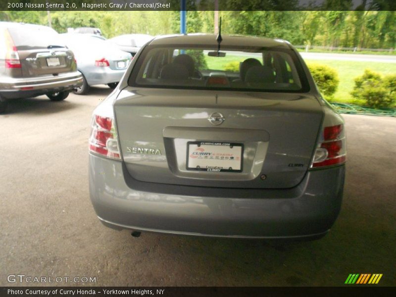 Magnetic Gray / Charcoal/Steel 2008 Nissan Sentra 2.0