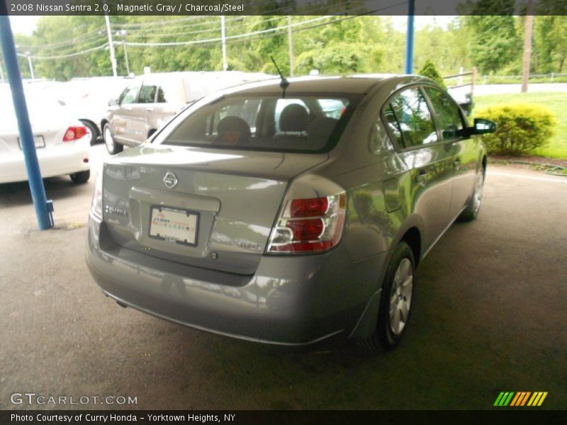 Magnetic Gray / Charcoal/Steel 2008 Nissan Sentra 2.0