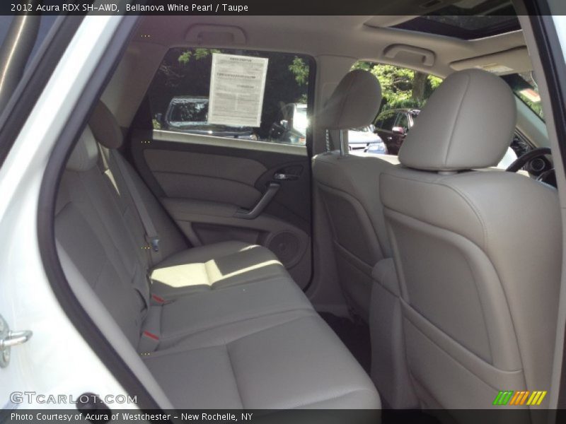 Bellanova White Pearl / Taupe 2012 Acura RDX SH-AWD