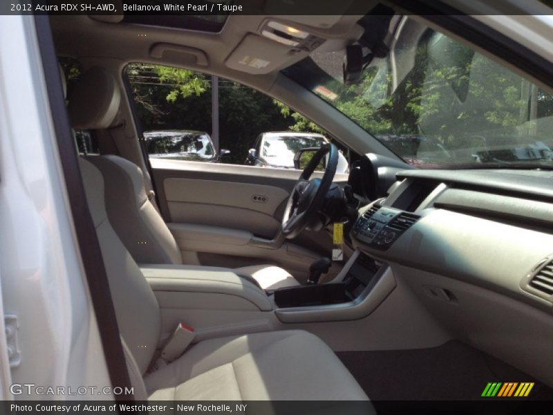 Bellanova White Pearl / Taupe 2012 Acura RDX SH-AWD