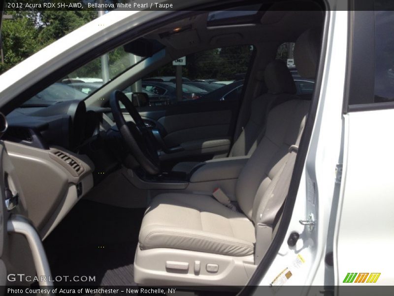 Bellanova White Pearl / Taupe 2012 Acura RDX SH-AWD