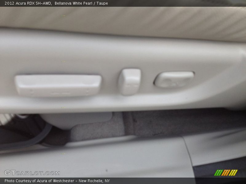 Bellanova White Pearl / Taupe 2012 Acura RDX SH-AWD
