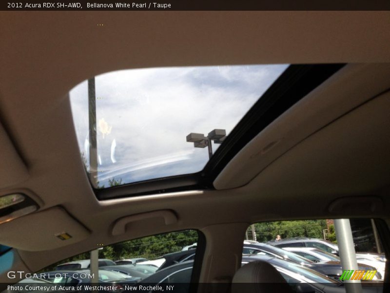 Bellanova White Pearl / Taupe 2012 Acura RDX SH-AWD