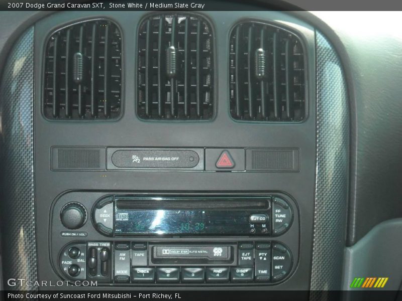 Stone White / Medium Slate Gray 2007 Dodge Grand Caravan SXT