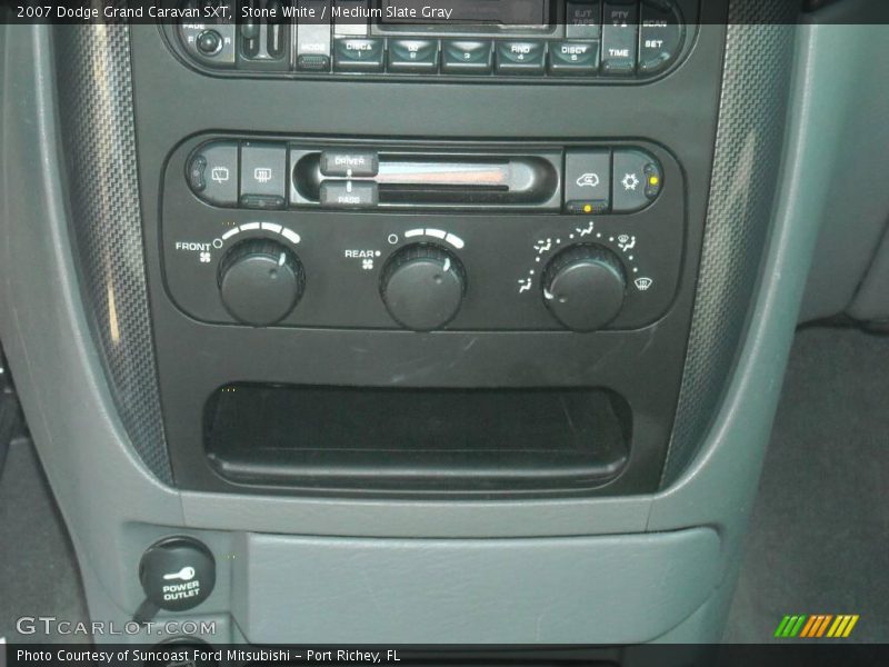 Stone White / Medium Slate Gray 2007 Dodge Grand Caravan SXT