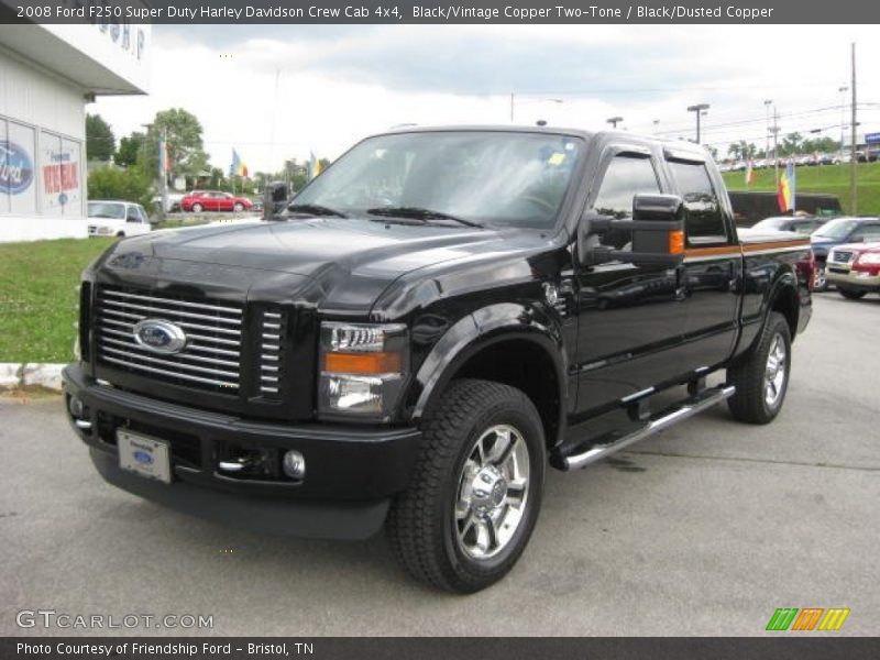 Front 3/4 View of 2008 F250 Super Duty Harley Davidson Crew Cab 4x4