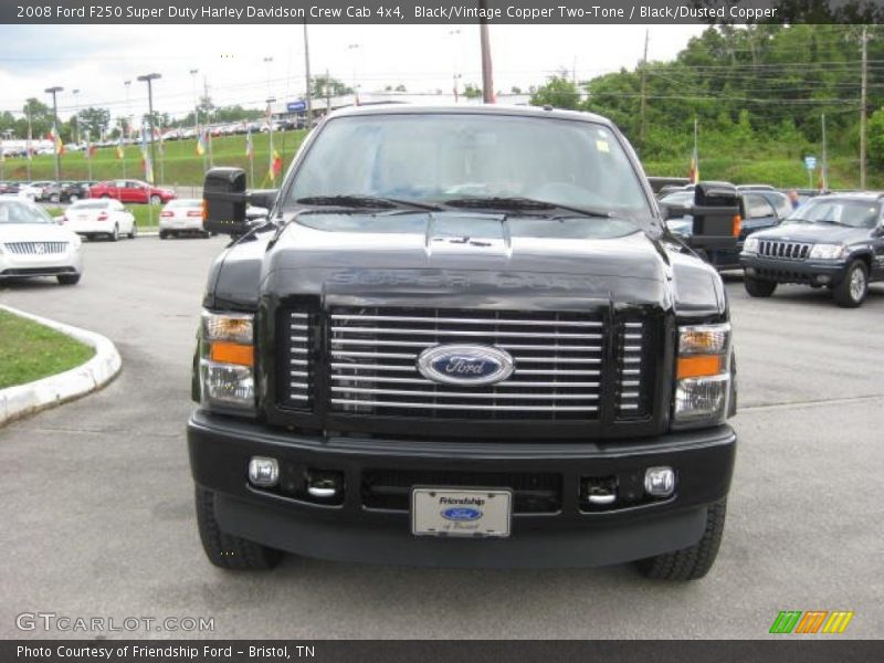 Black/Vintage Copper Two-Tone / Black/Dusted Copper 2008 Ford F250 Super Duty Harley Davidson Crew Cab 4x4
