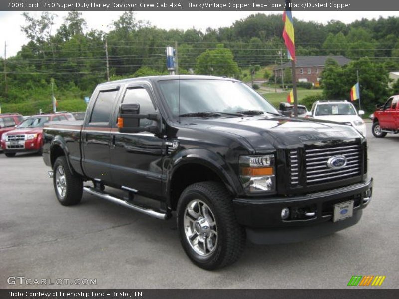 Black/Vintage Copper Two-Tone / Black/Dusted Copper 2008 Ford F250 Super Duty Harley Davidson Crew Cab 4x4