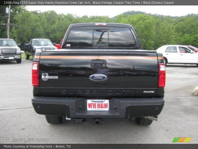 Black/Vintage Copper Two-Tone / Black/Dusted Copper 2008 Ford F250 Super Duty Harley Davidson Crew Cab 4x4