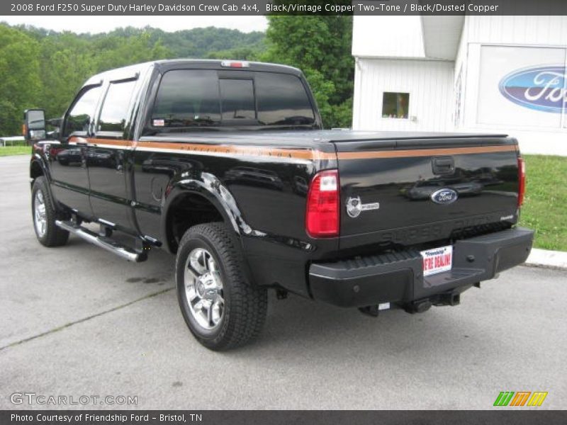 Black/Vintage Copper Two-Tone / Black/Dusted Copper 2008 Ford F250 Super Duty Harley Davidson Crew Cab 4x4
