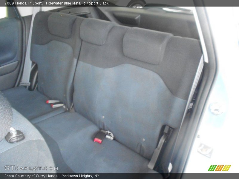 Tidewater Blue Metallic / Sport Black 2009 Honda Fit Sport