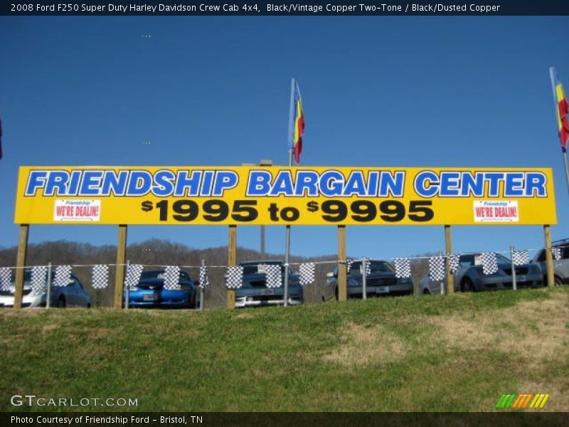 Black/Vintage Copper Two-Tone / Black/Dusted Copper 2008 Ford F250 Super Duty Harley Davidson Crew Cab 4x4