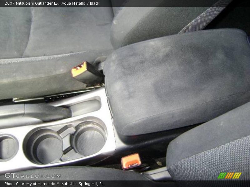 Aqua Metallic / Black 2007 Mitsubishi Outlander LS