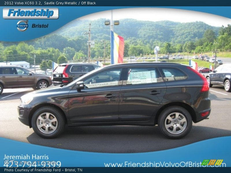 Saville Grey Metallic / Off Black 2012 Volvo XC60 3.2