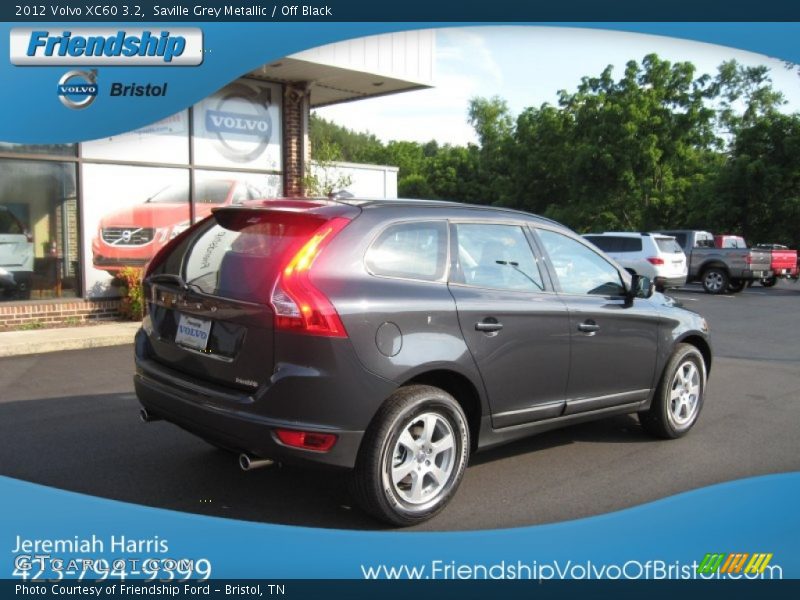 Saville Grey Metallic / Off Black 2012 Volvo XC60 3.2