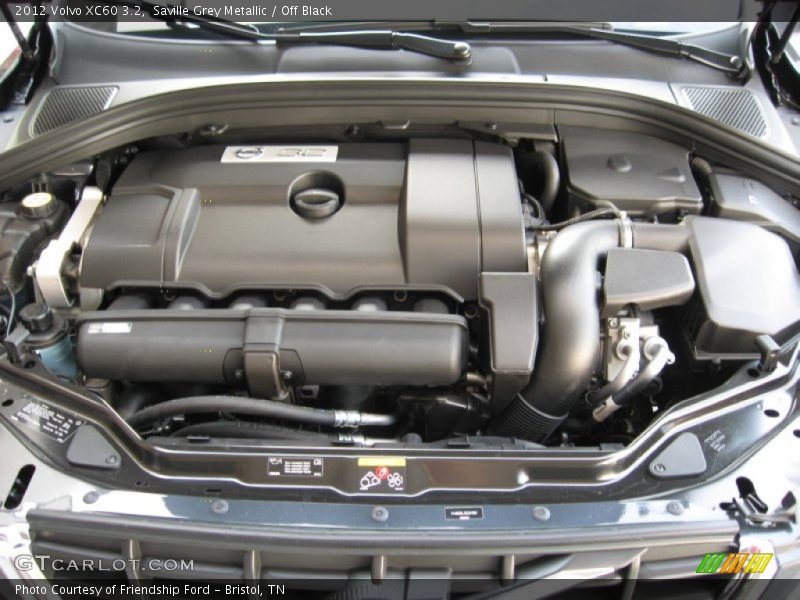 Saville Grey Metallic / Off Black 2012 Volvo XC60 3.2