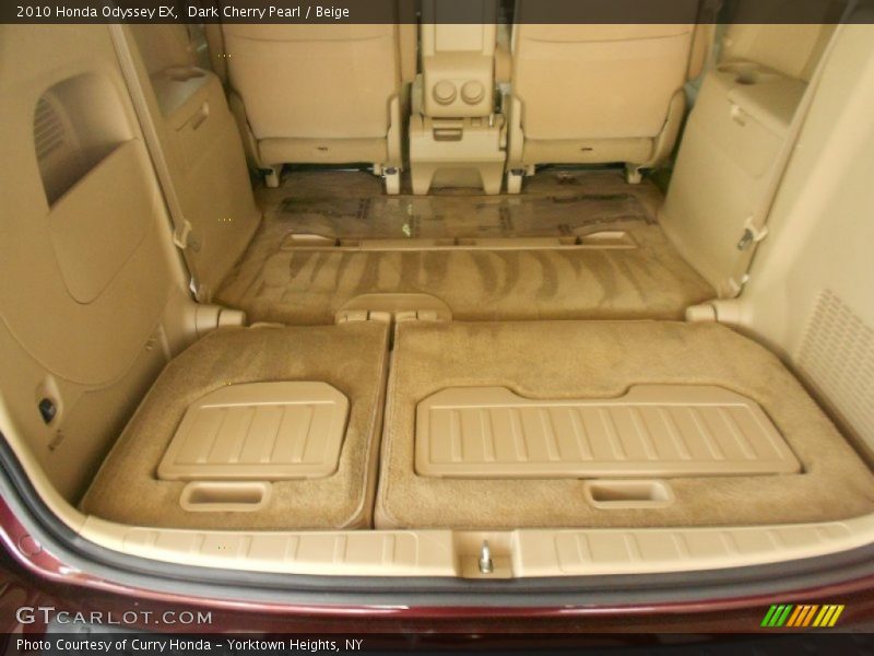 Dark Cherry Pearl / Beige 2010 Honda Odyssey EX