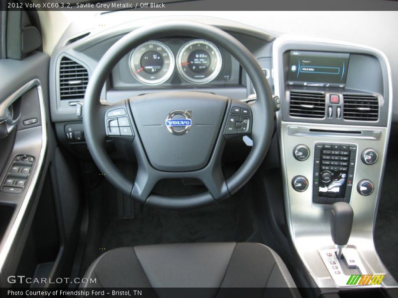 Saville Grey Metallic / Off Black 2012 Volvo XC60 3.2