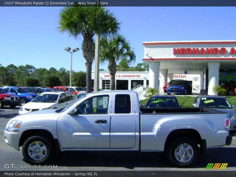 Alloy Silver / Slate 2007 Mitsubishi Raider LS Extended Cab
